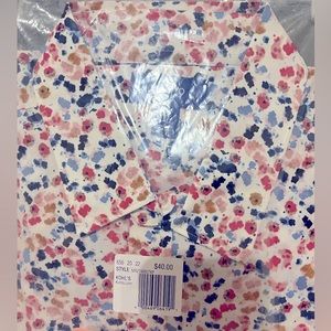 Big&Tall APT. 9 Stretch Poplin Button Down Shirt XL, NWT